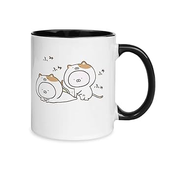 Amazon.co.jp: うさまる マグカップ 大容量 直飲み 電子レンジ